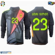 Moški Nogometni dresi Španija Unai Simon #23 Vratar Gostujoči EP 2024 Dolgi Rokav